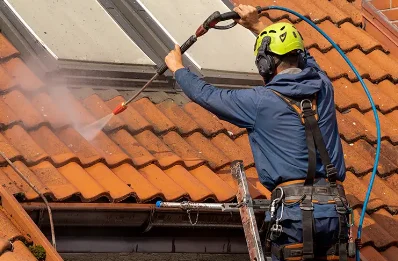 Démoussage et hydrofuge de toiture à Ferdrupt
